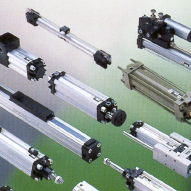 COMPACT series: cylinders with small overall length and short stroke, diameter Ø20mm to Ø100mm